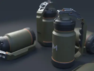 grenade 3D model 12