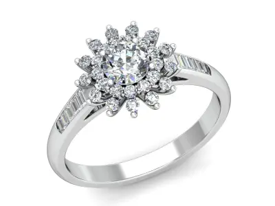 Wedding Ring  3D print model 140