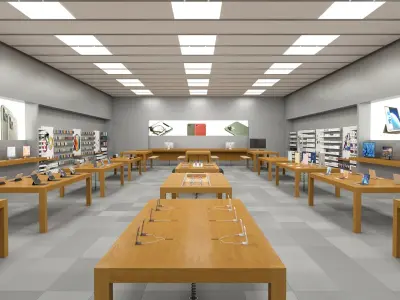 Apple Store 3D model buy