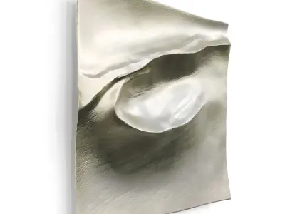 Simonallen sculptor Curle 2017 panno metal 3D model