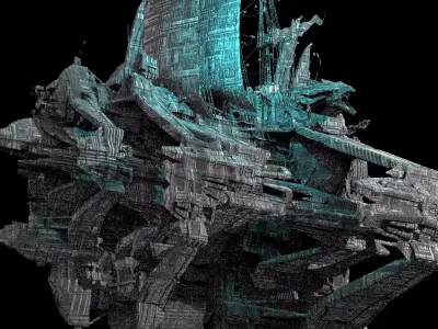 Dark Dreadnaught raider 3 3D model
