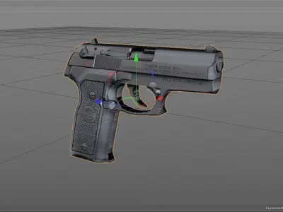 BERETTA STOEGER COUGAR 8mm Free 3D model purchase