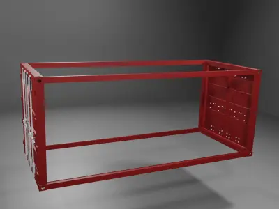 Container shipping 3D model purchase