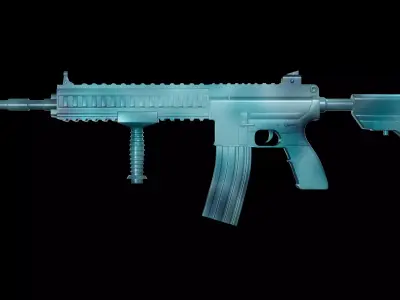 M416 gun Free 3D model