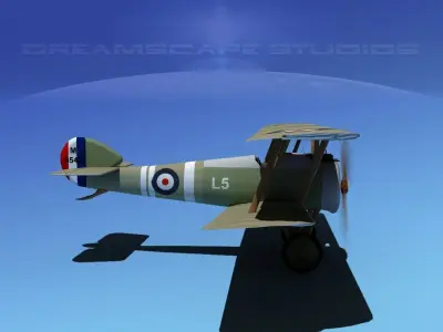 Sopwith Camel 3D model from CGTrader