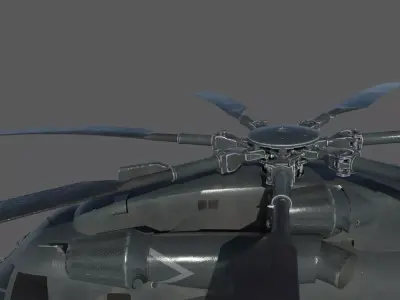 MH- 53E  Sea-Dragon Low-poly 3D model