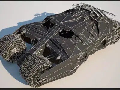 Tumbler - The Dark Knight 3D model