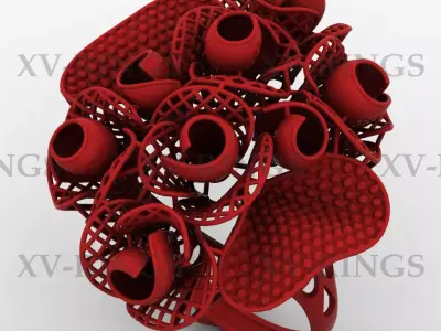 NEW TURKISH RING XV-37 3D print model