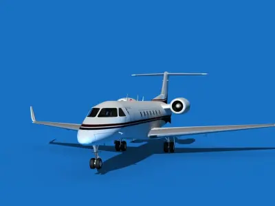 Embraer Legacy 500 V12 3D model