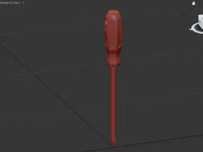 Free Download 3D Phillips Screwdriver Free 3D model