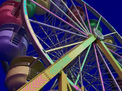 Ferris Wheel 3D model purchase