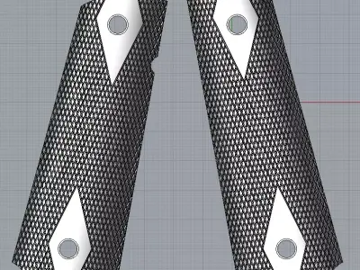 1911 original grips 3D print model