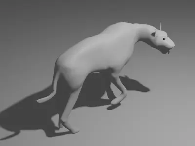 Wolf Wolf the dangerous dog Free 3D model