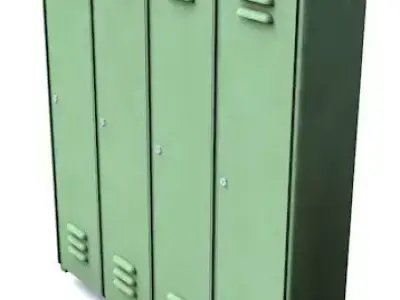 Locker lockers Free 3D model