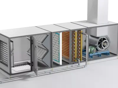 Air Handling Unit 3D model buy