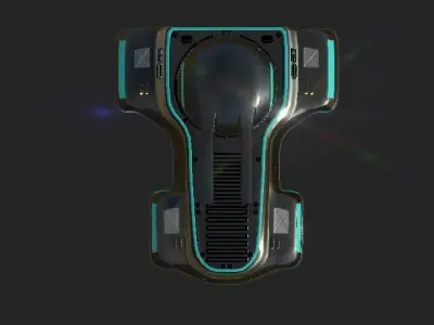 Sci Fi Tank 3D model purchase