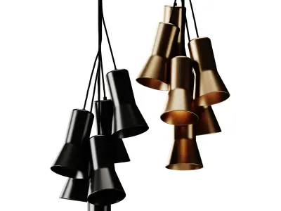 Ross Gardam Silhouette Pendant Lamp 6 3D model