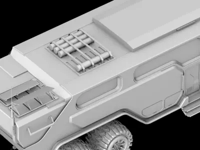 Scylla Truck 3D model