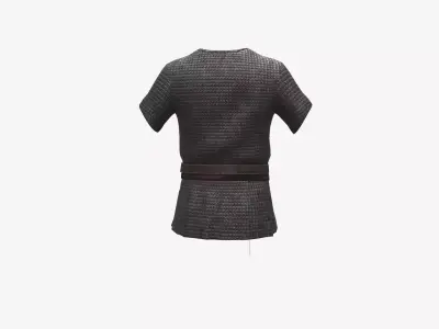 Ancient Armor ChainMail 3D Model Game Ready PBR Low Poly Low-poly 3D model