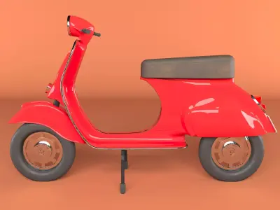 vespa scooter  3D model