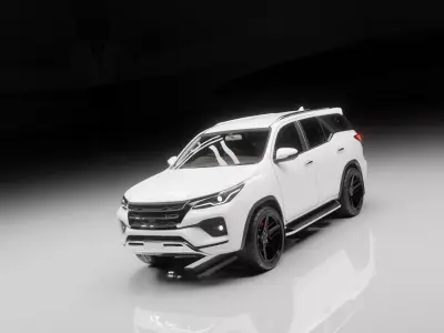 Modern SUV 3D Model Clean Studio Render  Blender  3D model