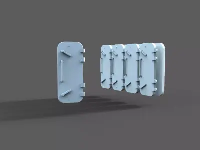 Bulkhead door Typ B 3D print model