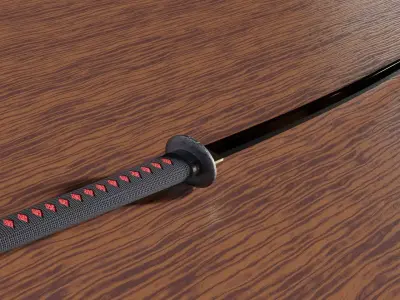 Japanese Ancient Katana Free 3D model