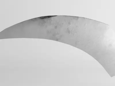 KNIFE Black Karambit Blade Low-poly 3D model