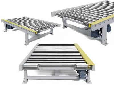 roller conveyor 3D model purchase