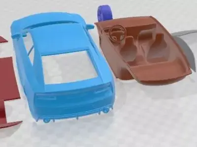 Audi Quattro 2012 Printable Car  3D print model