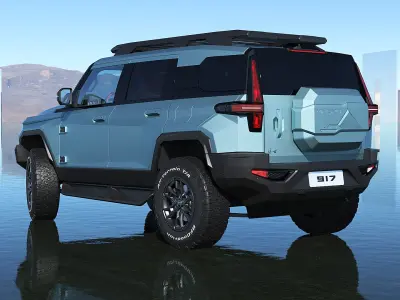 2025 DongFeng MHERO 917 with interior 3D model