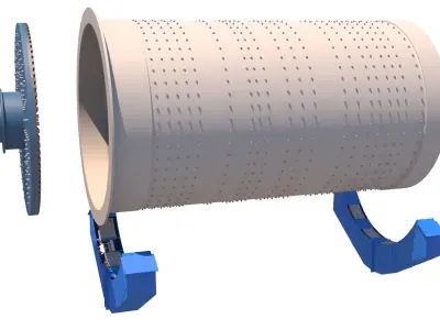 molino de bolas02 3D model