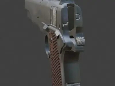 M1911A2 Free low-poly 3D model