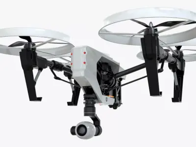 Quadcopter Drone 3D model by AaronL