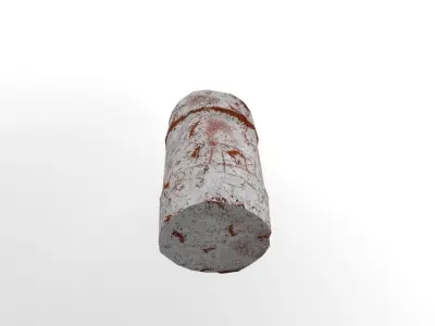Rusty Waste Oil Drums Free low-poly 3D model