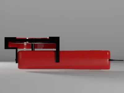 electric concrete saw pbr Low-poly 3D model