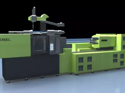 injection molding machine 3D model purchase