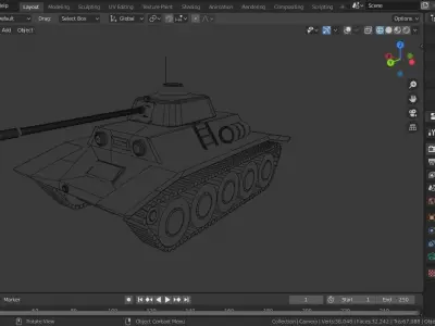 War Tank 3D model