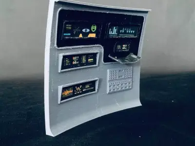 USS Enterprise Bridge Damage Repair Station - The Wrath of Khan 3D print model
