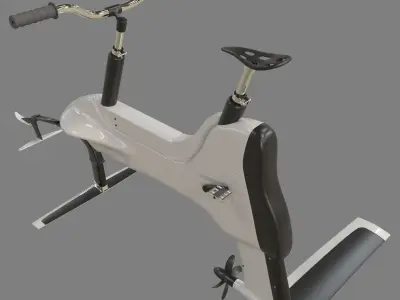 hydrofoil bike 3D model
