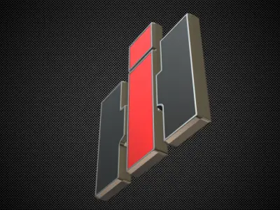 international harvester logo 3D model