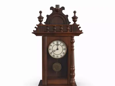 Antique Pendulum Wall Clock 3D model