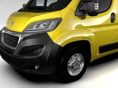 Peugeot Boxer Van L3H3 2017 3D model