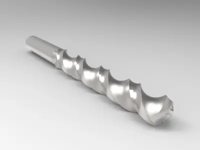 Helical Drill Bit 3D model