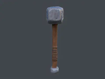 Viking hummer Low-poly 3D model