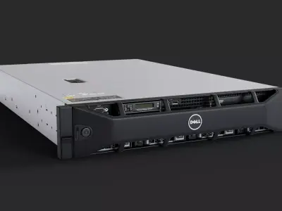 Dell PowerEdge R510 Server 3D model