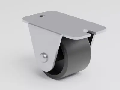 Furniture Caster Wheels Set  9 Models 3D model