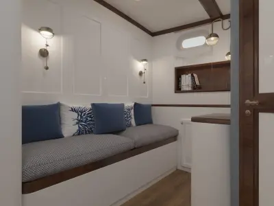 Boat 3d Model L1 Master Cabin Design  3D model