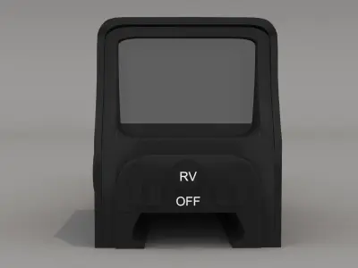 Holographic Sight Scope  Low-poly 3D model