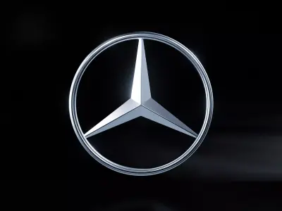 MERCEDES BENZ  - LOGO 3D Free 3D model